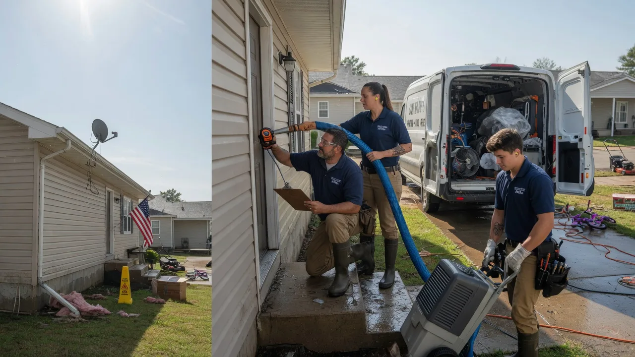 Ceiling Water Damage Restoration in Marlette, MI near me